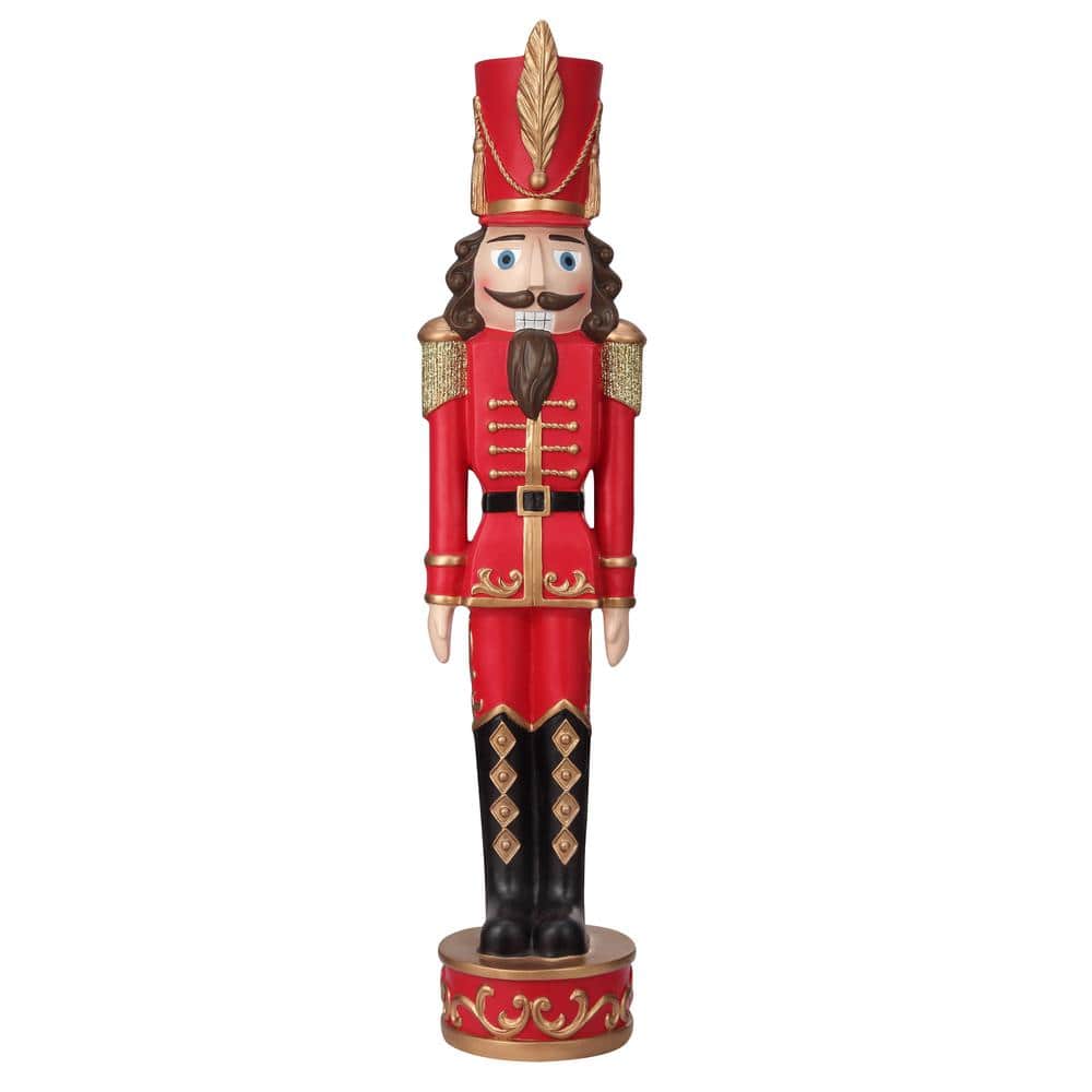 37 in. Dark Red and Gold Christmas Nutcracker - Hercitys