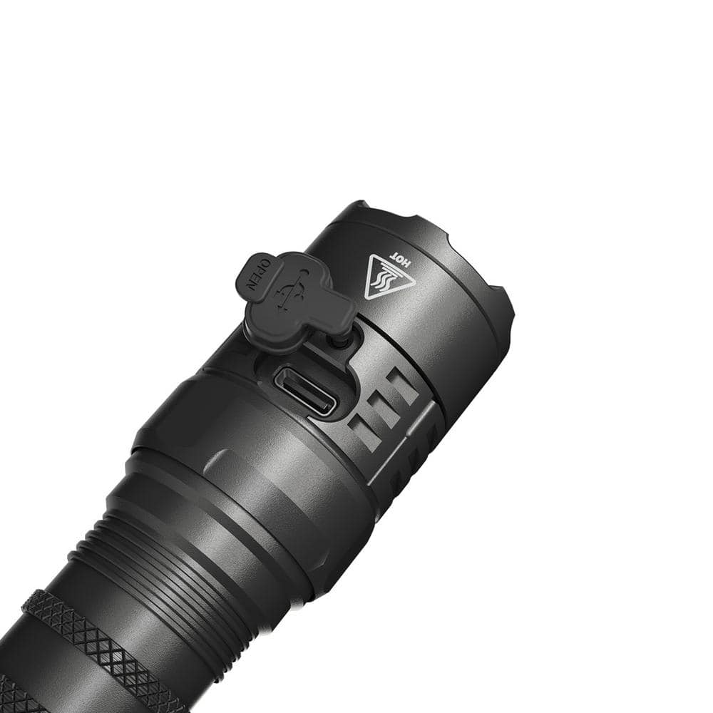 3000 Lumens USB-C Rechargeable Tactical LED Flashlight - Hercitys