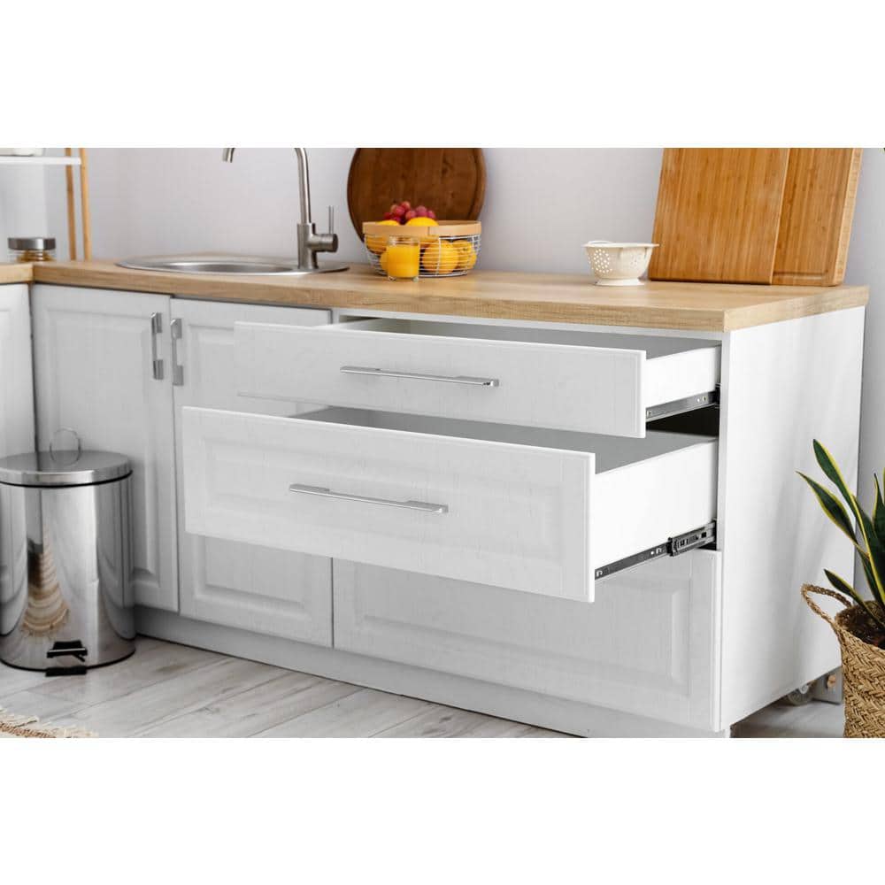 (Pair) 22 in. (559 mm) Full Extension Side Mount Ball Bearing Drawer Slide - Hercitys