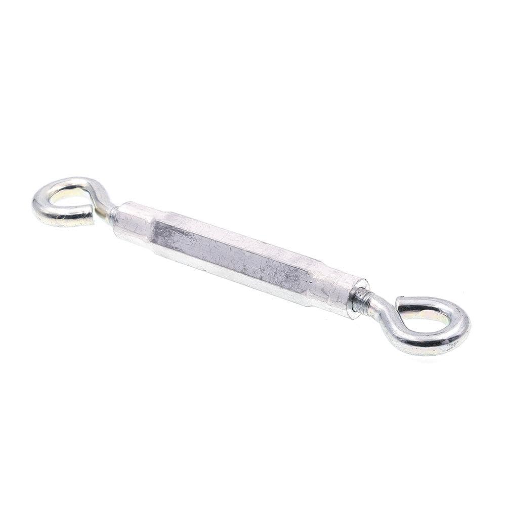 3/8 in. x 11-3/8 in. Zinc Plated Steel and Aluminum Eye-To-Eye Turnbuckles (5-Pack) - Hercitys