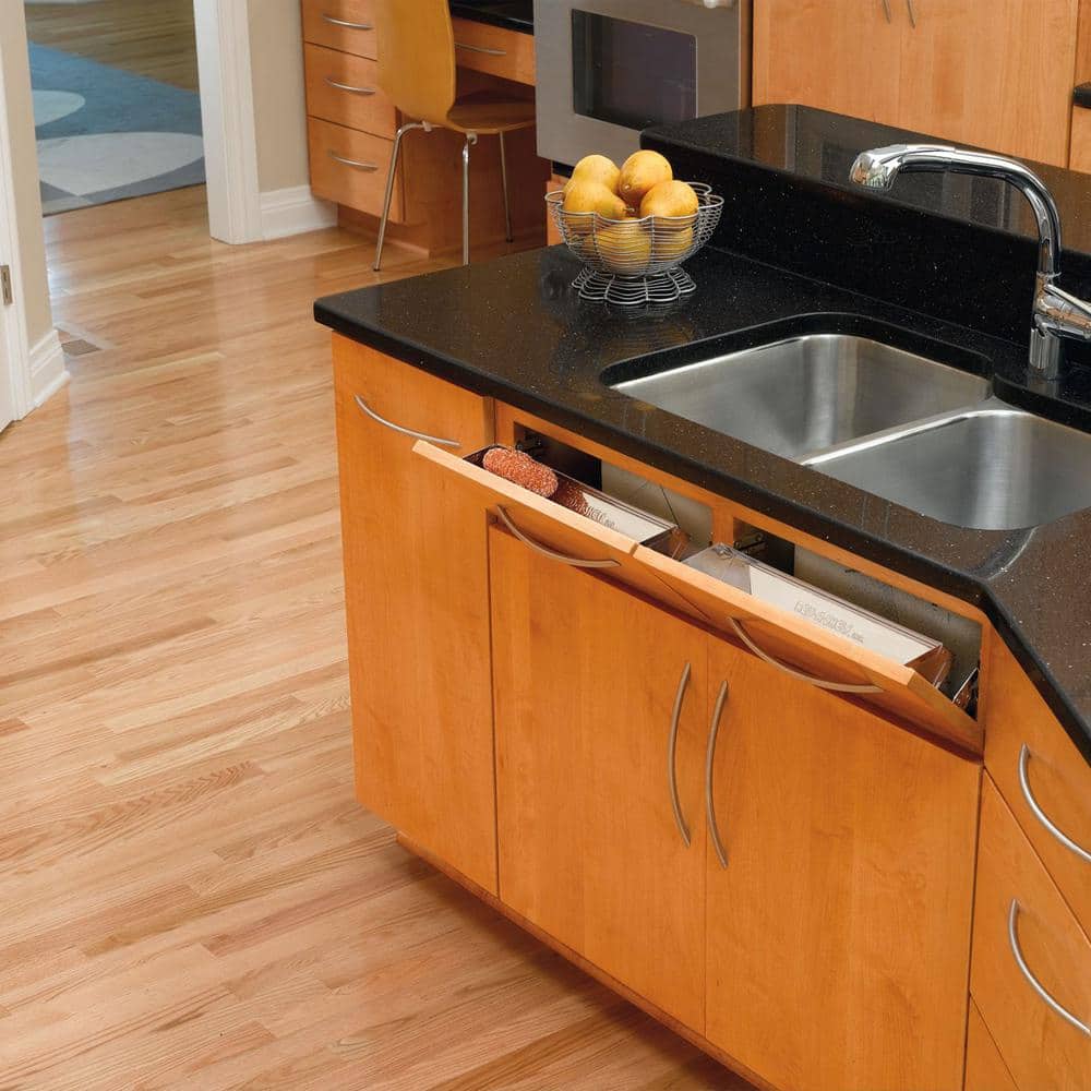 14.25 in.  Tip Out Tray Soft Close for Sink Base Cabinet - Hercitys