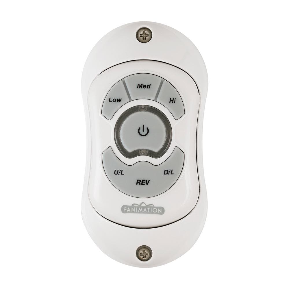 3-Speed Hand Held Ceiling Fan Remote Control, White - Hercitys