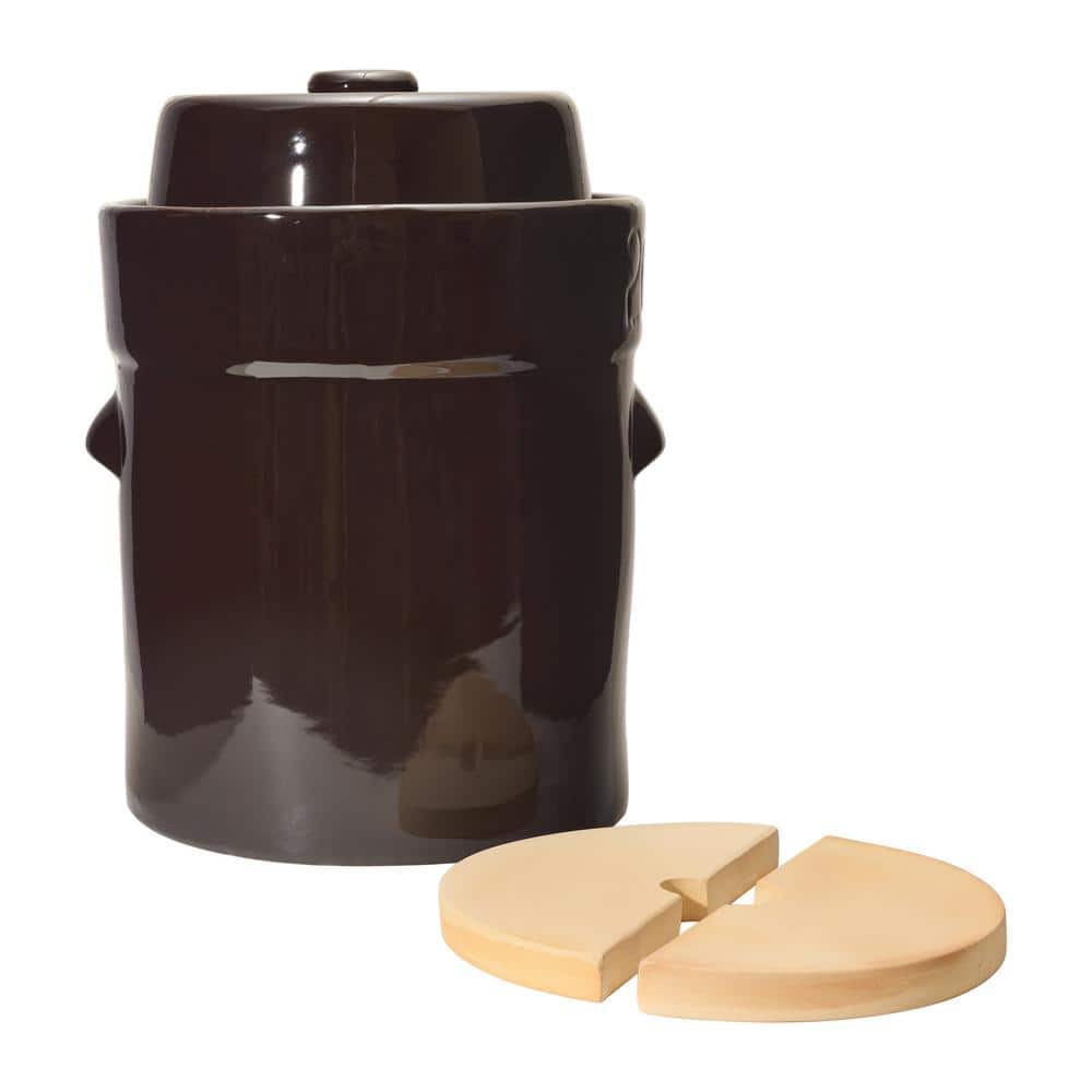 20L Traditional Water-Seal Fermentation Crock Set - Hercitys