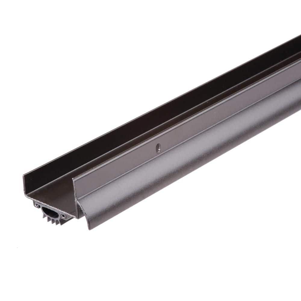 1.75 in. x 36 in. Bronze U-Shaped Door Bottom with Drip Cap - Hercitys