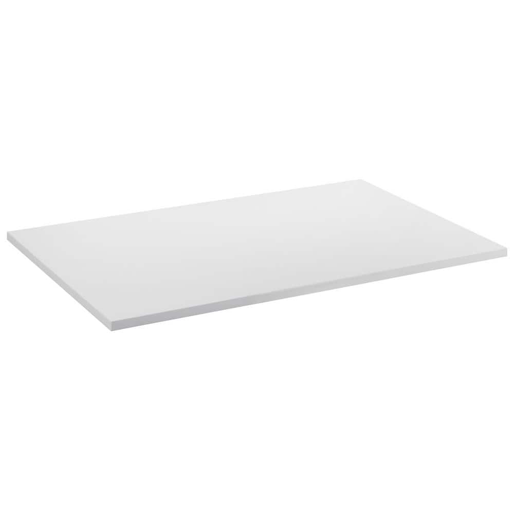 55 in. x 29 in. White Rectangle Table Top - Hercitys