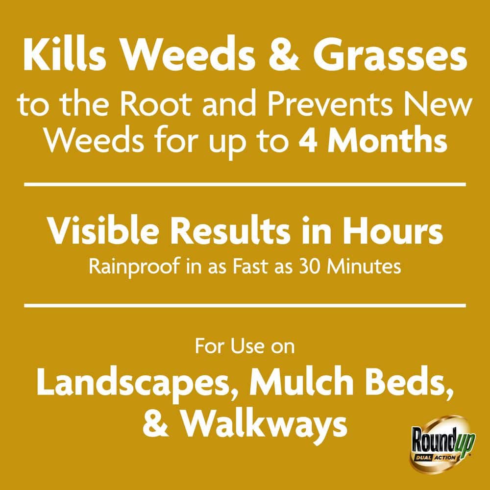 1.25 Gal. Dual Action Weed and Grass Killer Plus 4-Month Preventer Refill - Hercitys