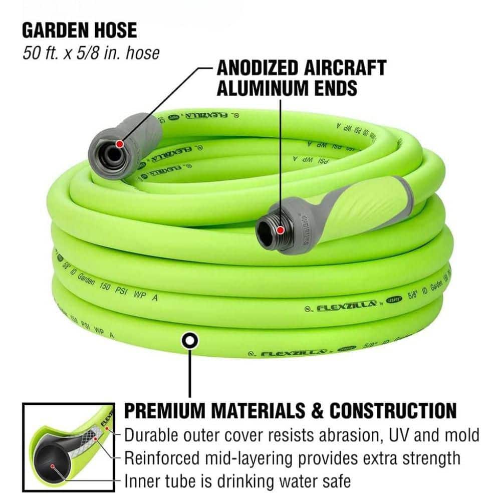 5/8 in. Dia x 50 ft. Heavy Duty, Lightweight, Heavy Duty, Lightweight, - Hercitys