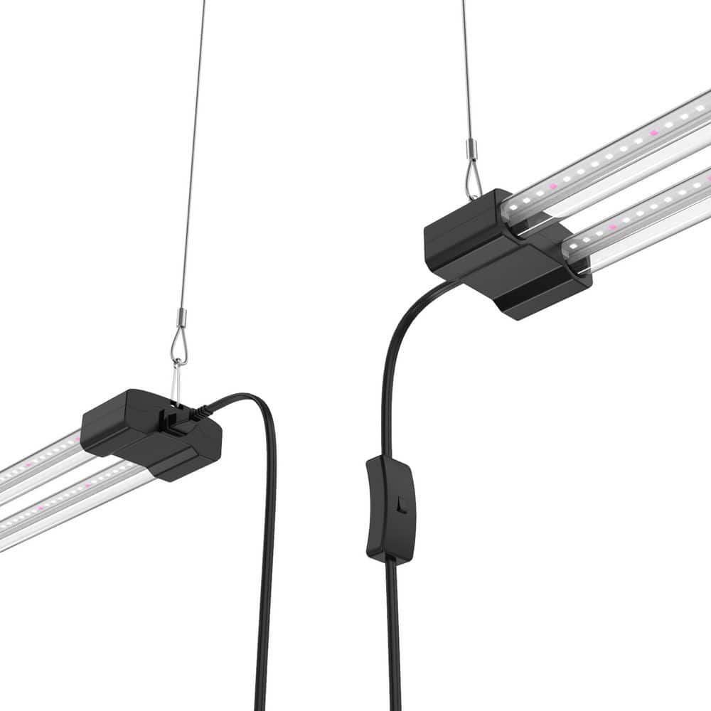 4 ft. LED Grow Light Full Spectrum 5000K Daylight and 660 nm Red Linkable Indoor Plant Fixture - Hercitys