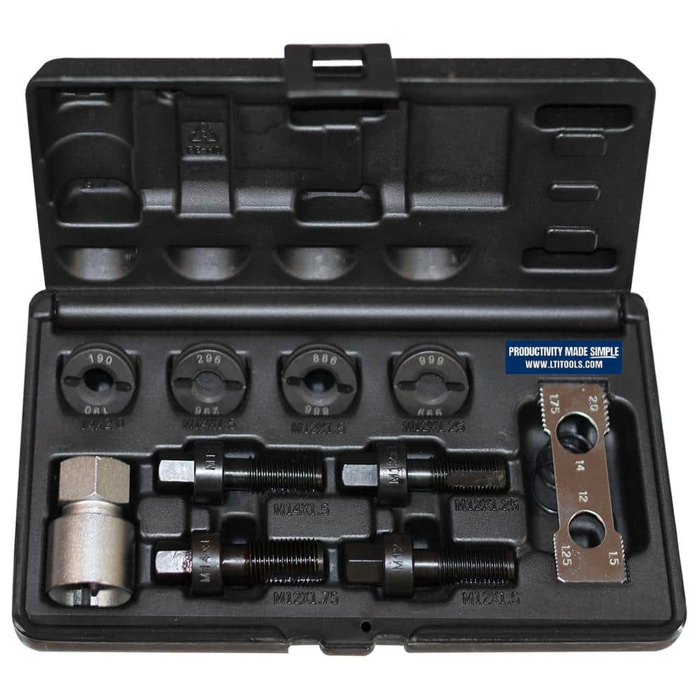 10-Piece Master Wheel Stud and Bolt Re-Thread Kit-External and Internal Rethreading - Hercitys