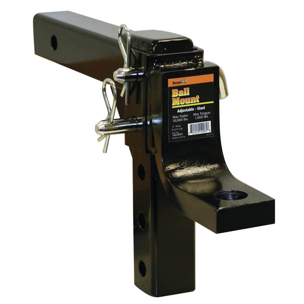 4-Position 2 in. Solid Shank Adjustable Ball Mount - Hercitys