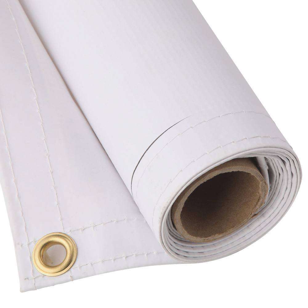 5 ft. x 3 ft. Red on White Vinyl Open Banner - Hercitys