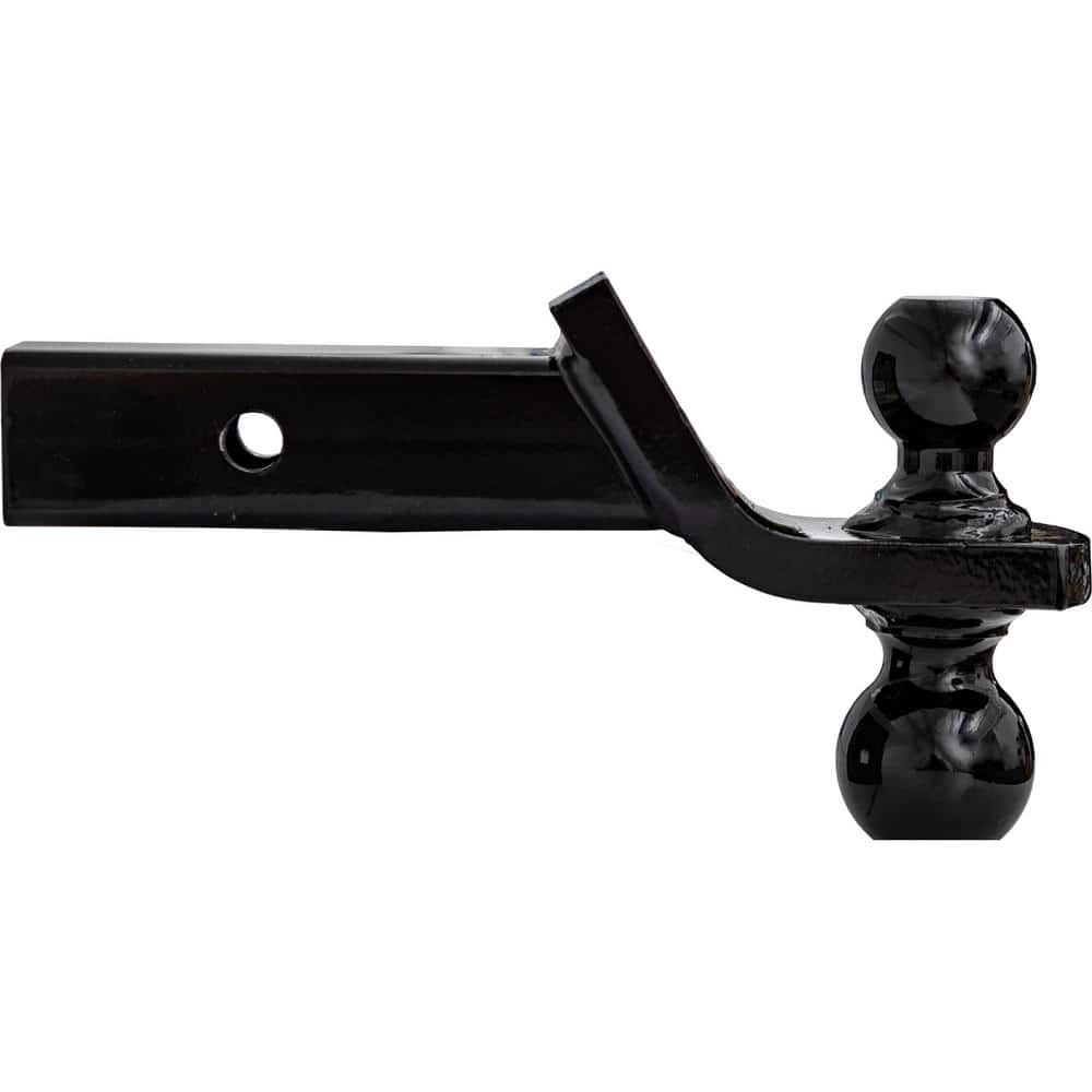 2 in. and 2-5/16 in. Towing Ball Mount with Dual Black Balls - Hercitys