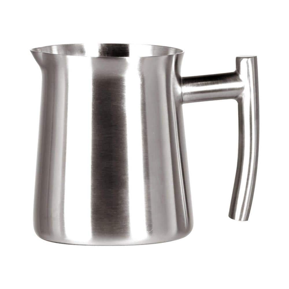 10 fl.oz, Silver Stainless Steel Creamer, brushed finish - Hercitys