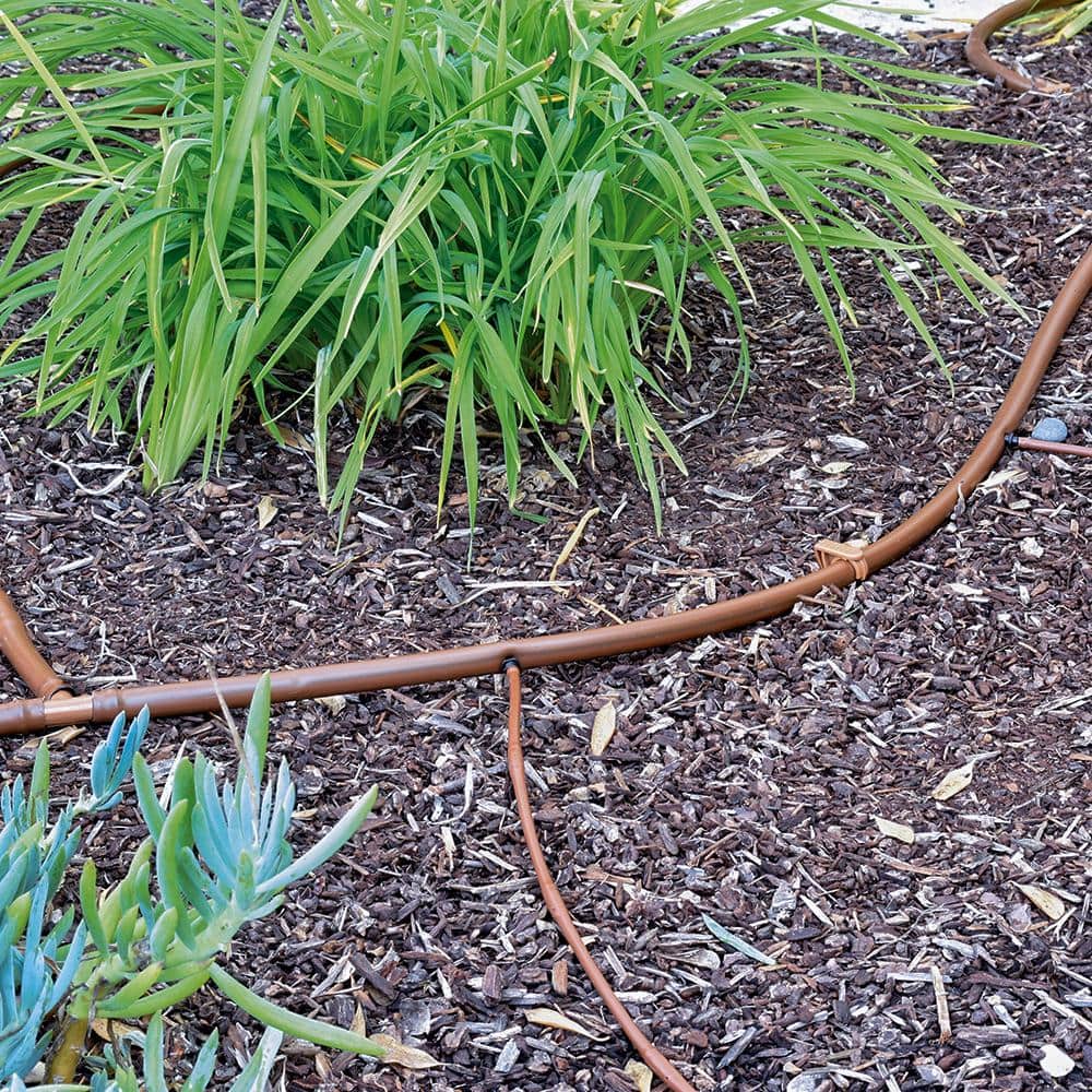 1/2 in. (0.600 in. I.D. x 0.700 in. O.D.) x 500 ft. Brown Blank Poly Tubing for Drip Irrigation - Hercitys