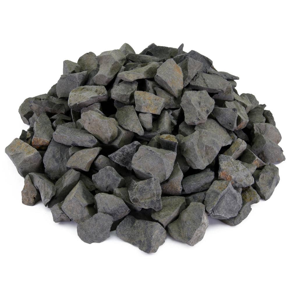 0.25 cu. ft. 3/8 in. Indigo Premium Basalt Crushed Landscape Rock for Gardening, Landscaping, Driveways and Walkways - Hercitys