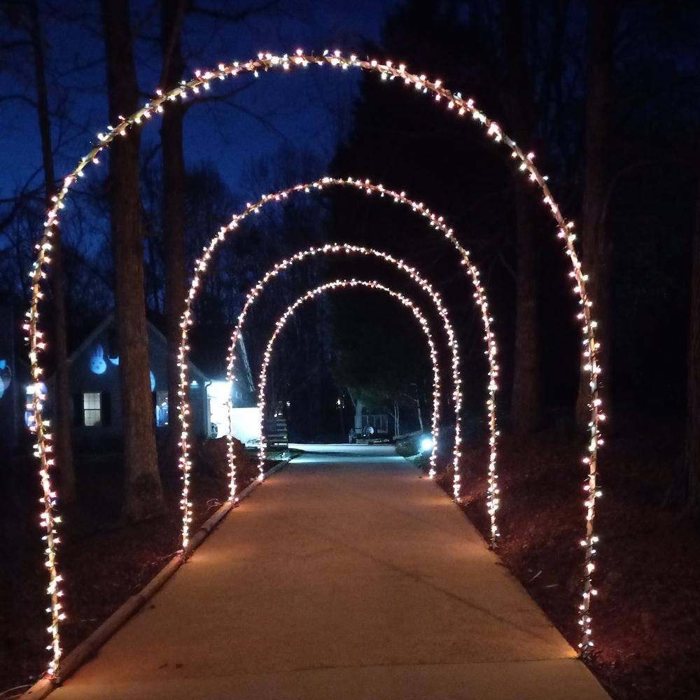 0.25 in. Pastel Multi-Color Mini Easter Light Set 20 ft. White Wire (100-Count) - Hercitys