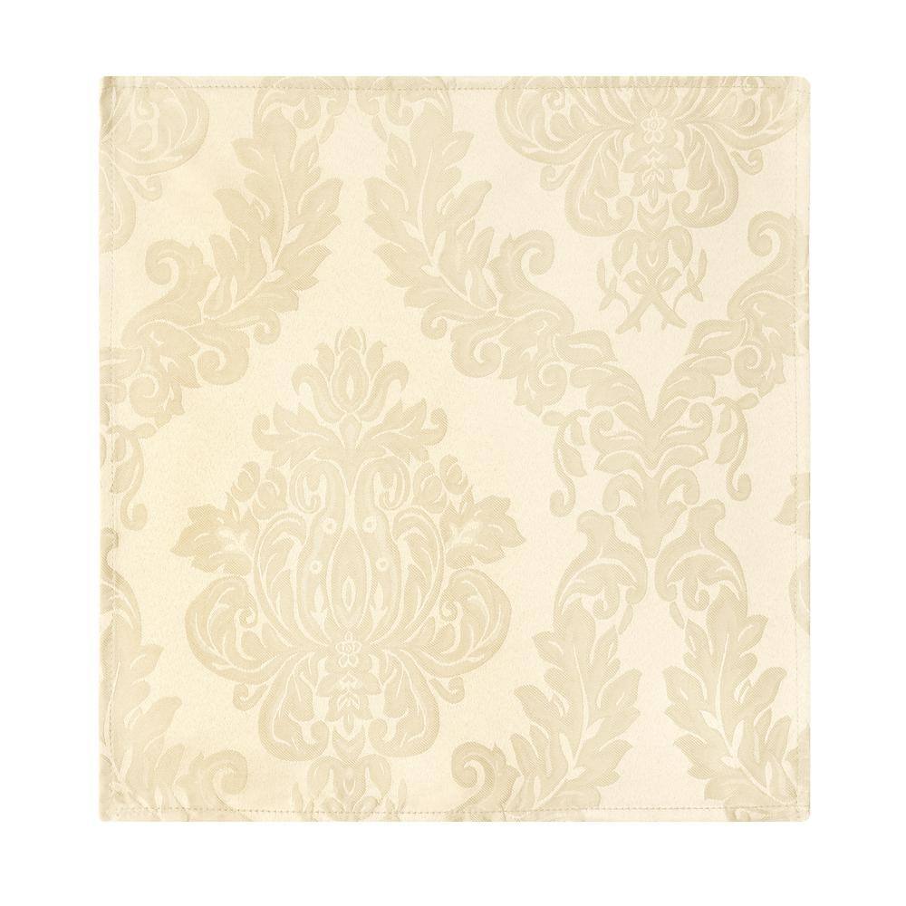 17 in. W x 17 in. L Barcelona Damask Antique Fabric Napkins (Set of 4) - Hercitys