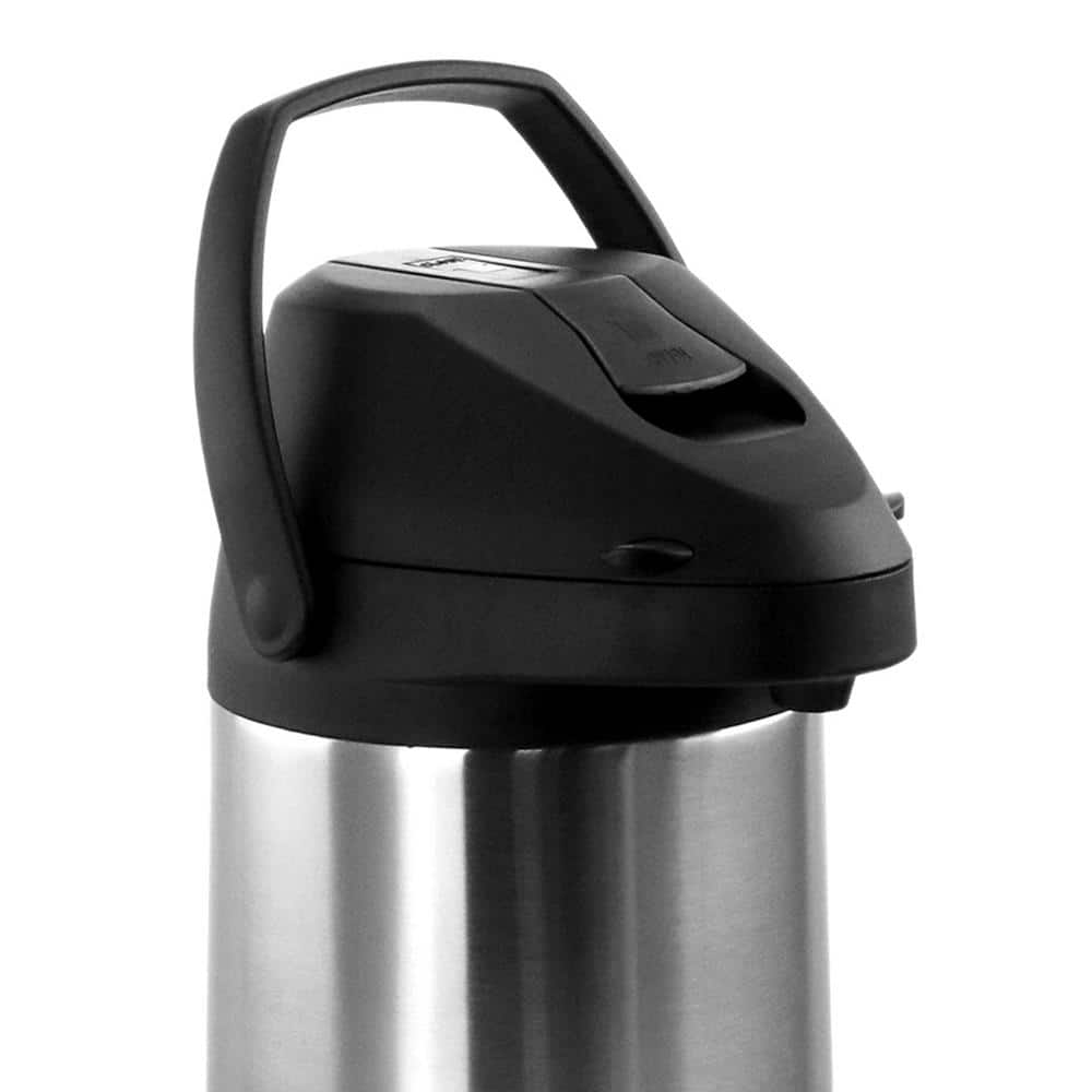 0.7 Gal. Stainless Steel Air Pot Hot Water Dispenser with Single Touch Lever - Hercitys