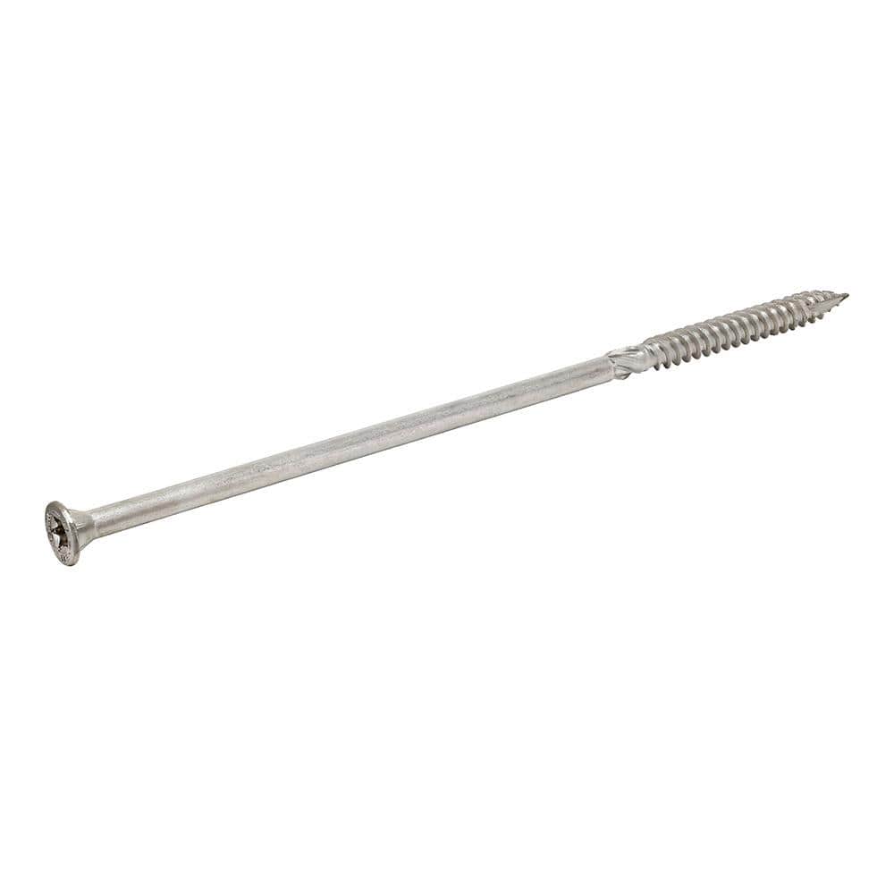 3/8 in. x 10 in. Star Drive Wafer Head Structural 316 Stainless Steel Screw (20-Piece) - Hercitys