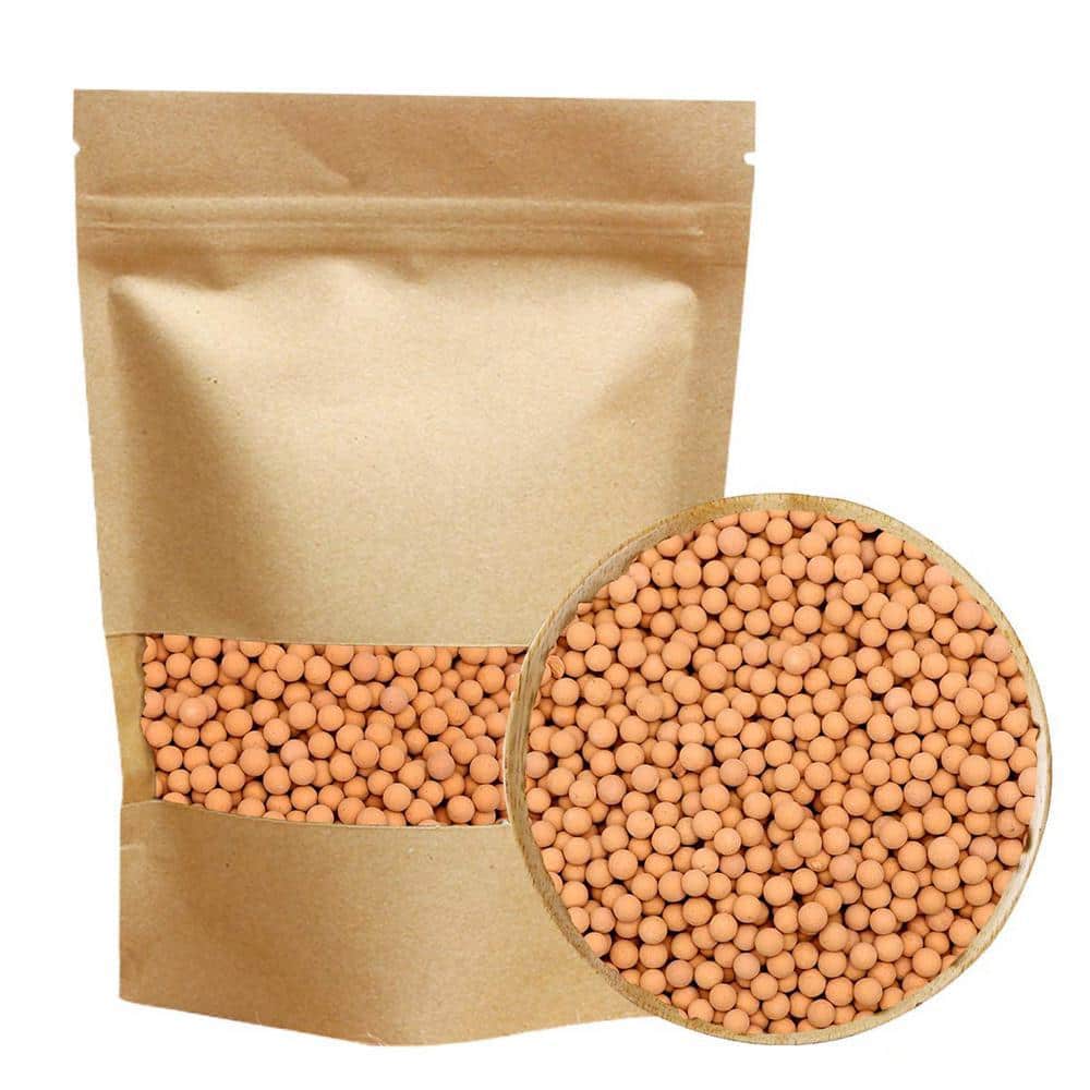 0.1 cu. ft. River Rocks 2.2 lbs. 0.12 in.-0.19 in. Size Orange Extra Small Pea Pebbles - Hercitys