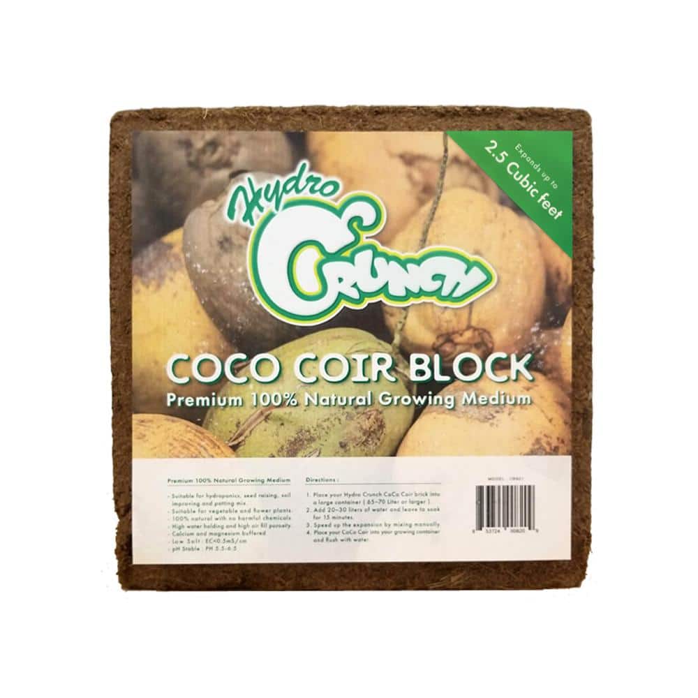 2.5 cu. ft. Coco Coir Block of Soilless Growing Media - Hercitys