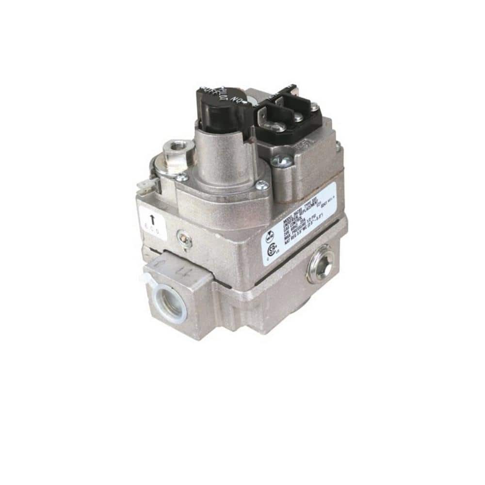 24-Volt 1/2 in. x 3/4 in. Gas Control Valve with Side Outlets Tapped and Plugged - Hercitys