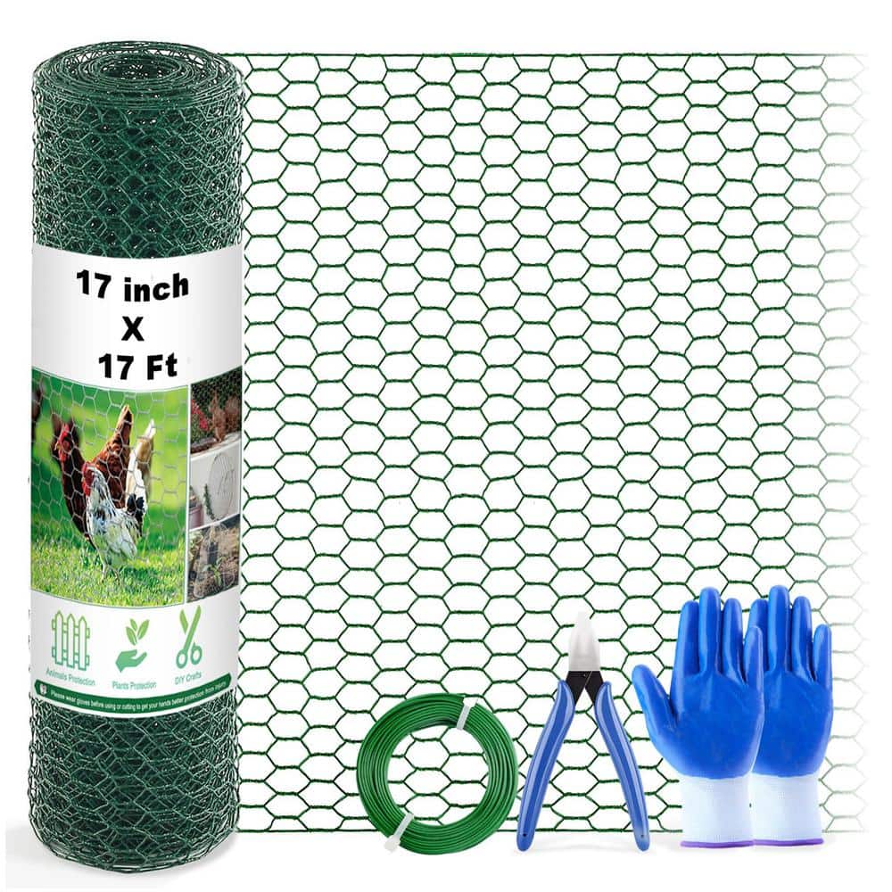 17 in. x 17 ft. Metal Garden Fence - Hercitys