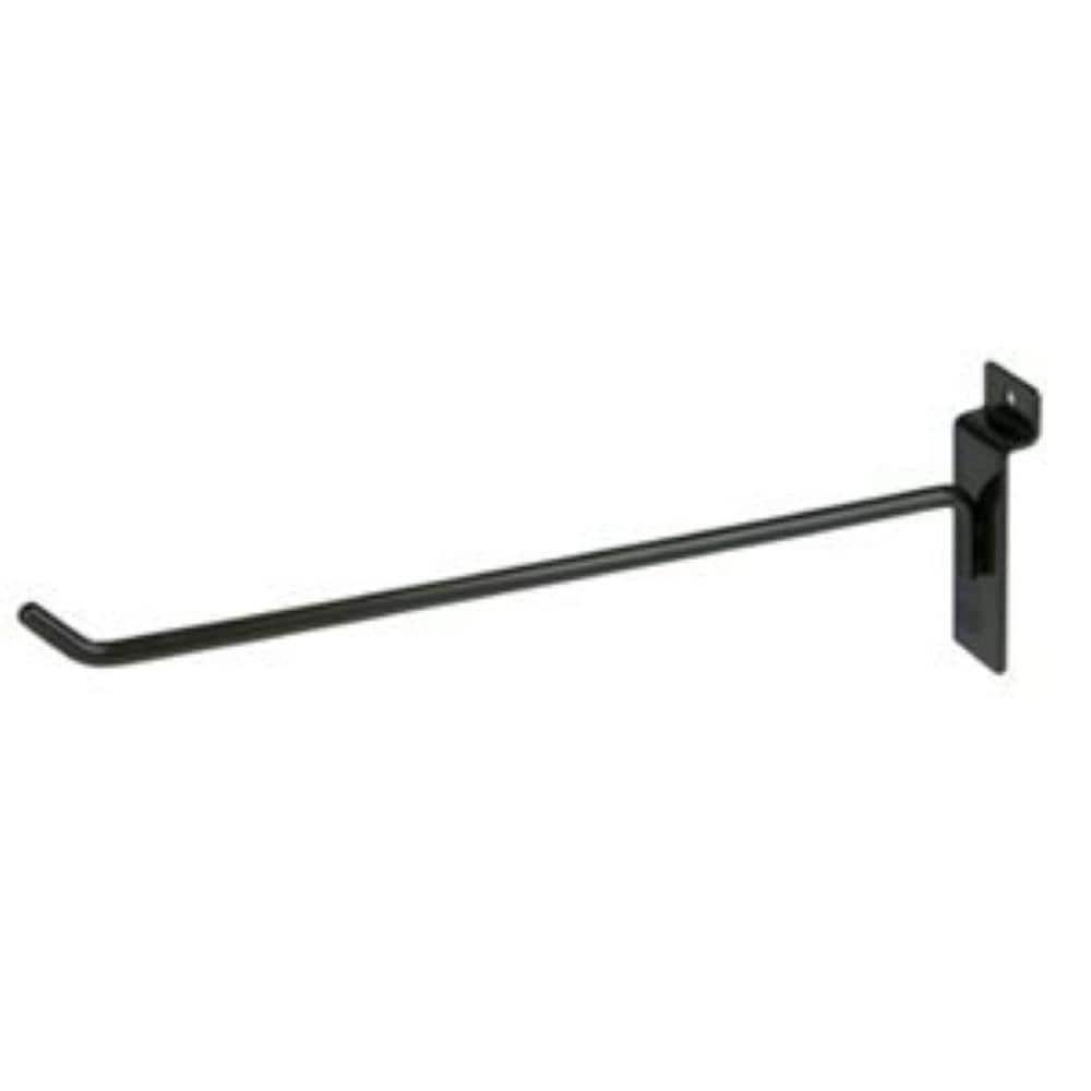 10 in. Black Slat Wall Hooks (Box of 96) - Hercitys
