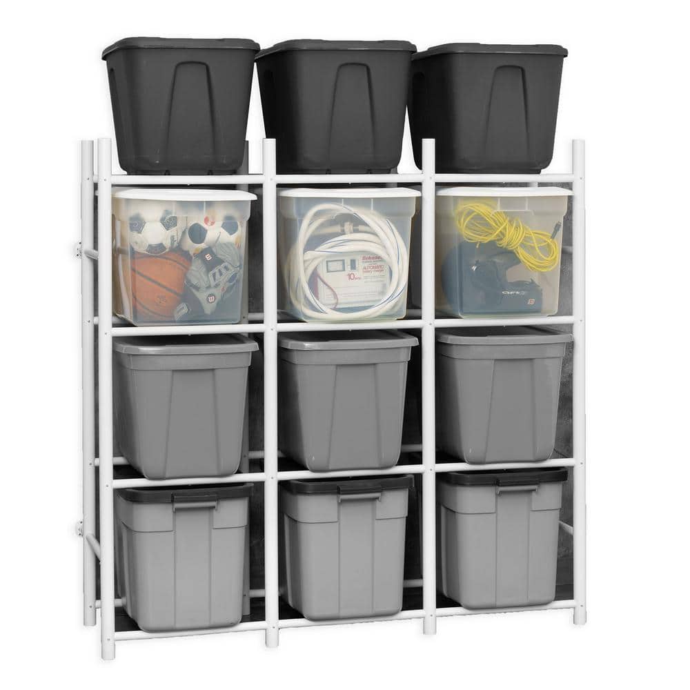 22 Gal. Bin Warehouse Rack 12 Tote Compact - Hercitys