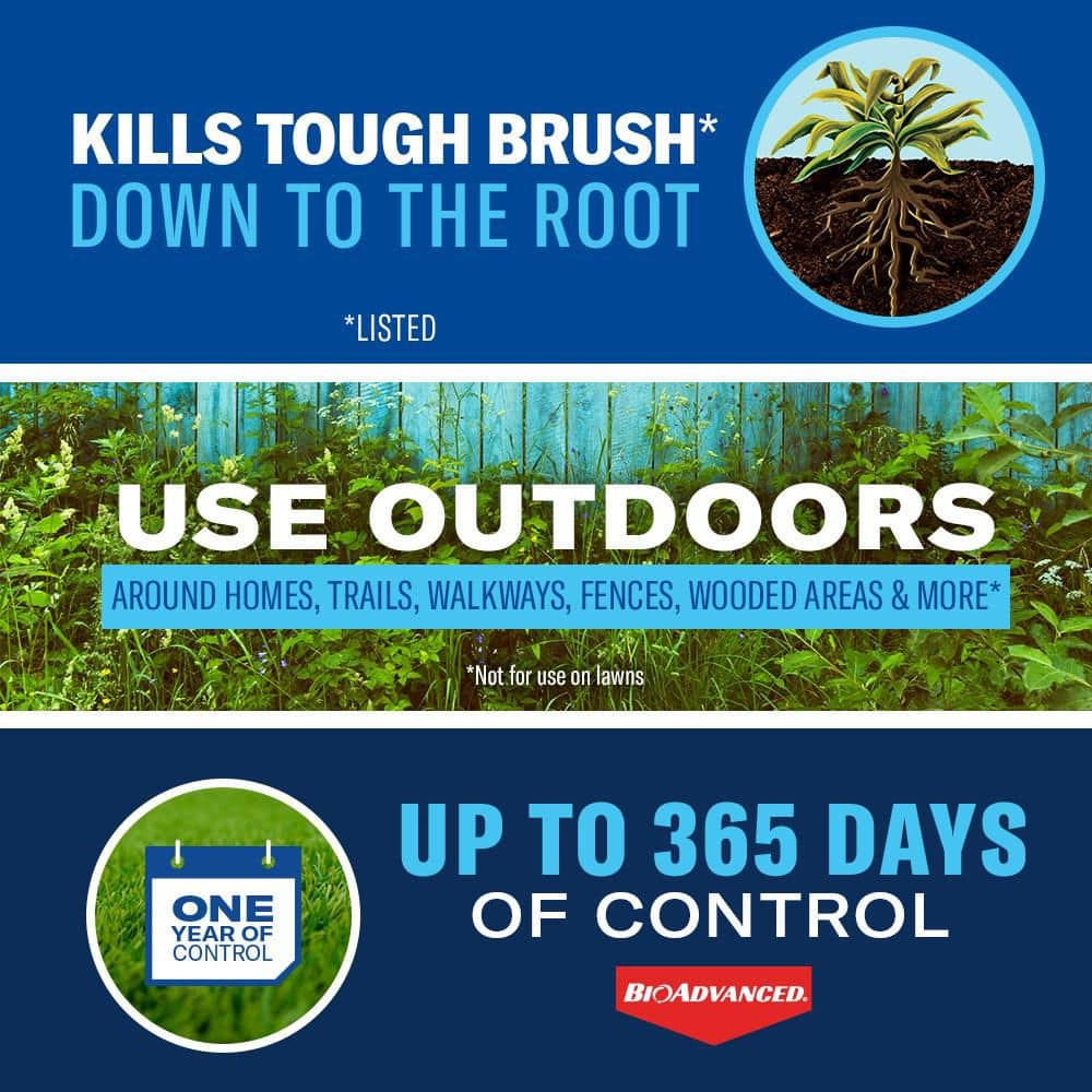 32 oz. Concentrate Extended Control Brush Killer Concentrate - Hercitys