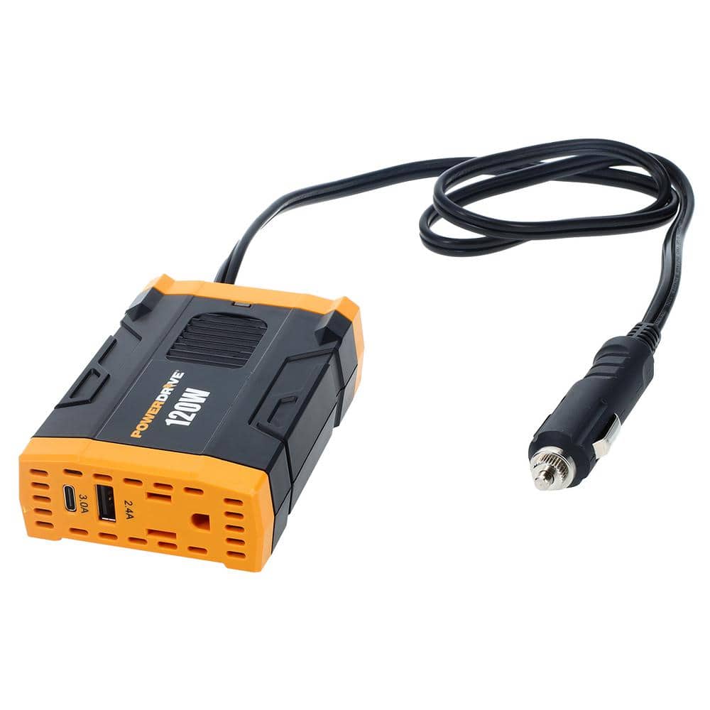 120-Watt Power Inverter - Hercitys