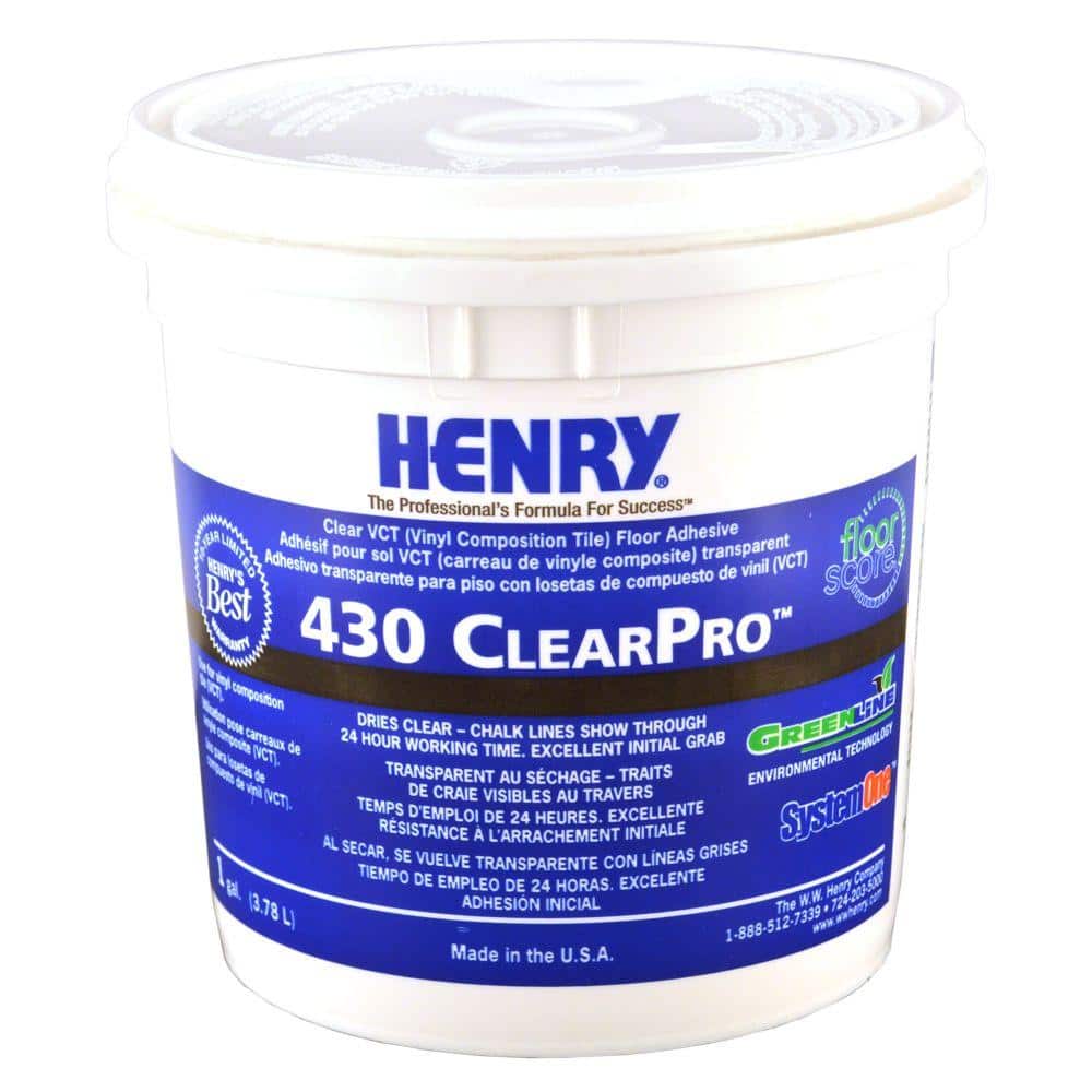 430 1 Gal. ClearPro VCT Adhesive - Hercitys