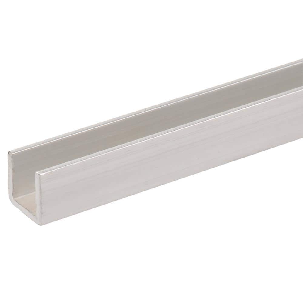 3/8 in. Wide (Inside) x 4 ft. Aluminum Trim Channel - Hercitys