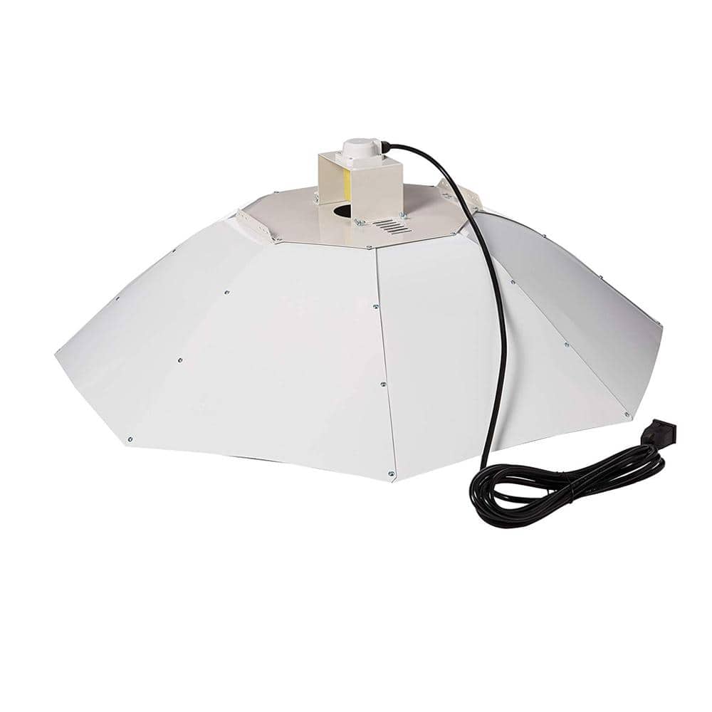 42 in. Parabolic Vertical Umbrella Hood Grow Light Reflector for up to 1000-Watt - Hercitys