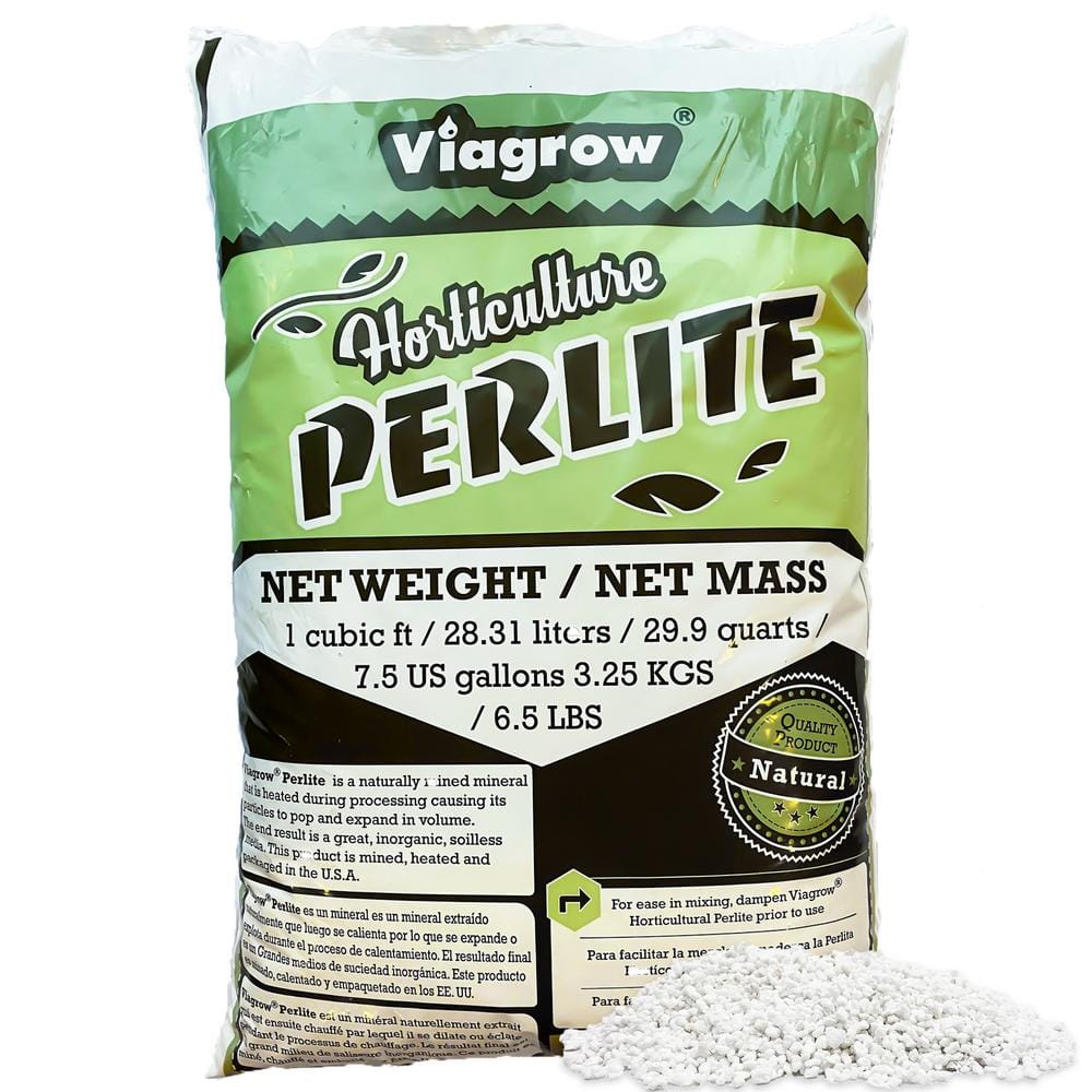 1 cu. ft./29 Qt. Organic White Perlite Planting Soil Additive and Growing Medium - Hercitys