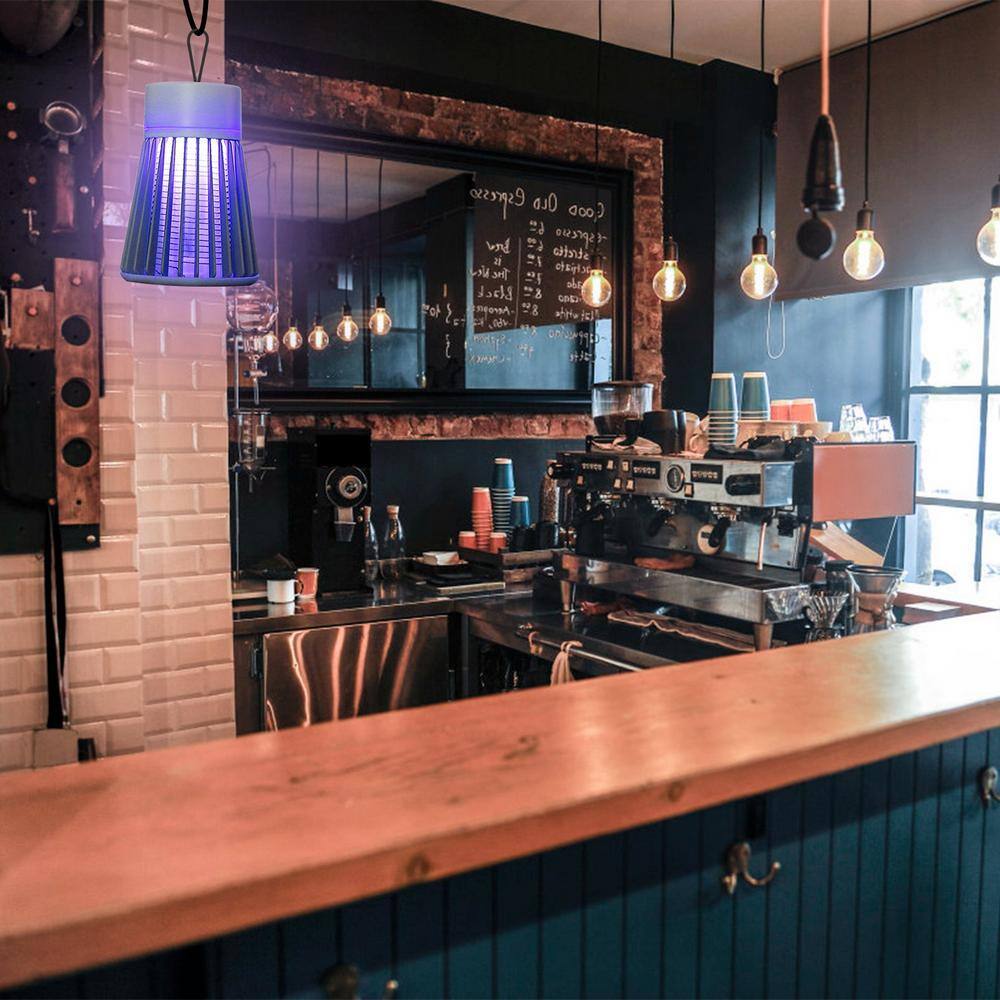 Portable LED Light Fly Trap Catcher Electric Bug Zapper Mosquito Insect Killer Lamp - Hercitys