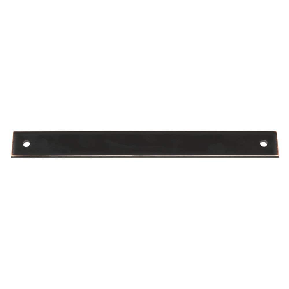 9 in. Squared Cabinet Backplate 7-9/16 in. Center to Center, 9342-192-ORB - Hercitys