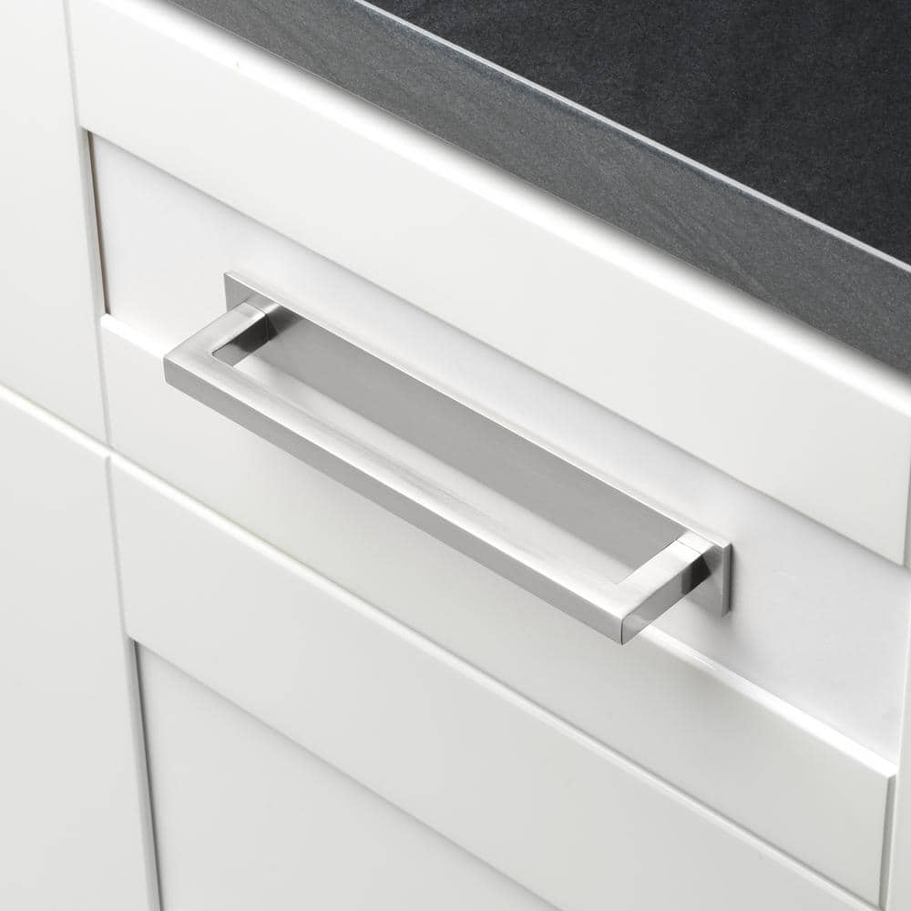 7-1/4 in. Squared Cabinet Backplate 6-1/4 in. Center to Center, 7342-160-SN - Hercitys