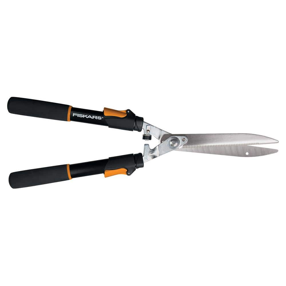 9 in. Power-Lever Steel Blade Telescoping Steel Handle Hedge Shears - Hercitys