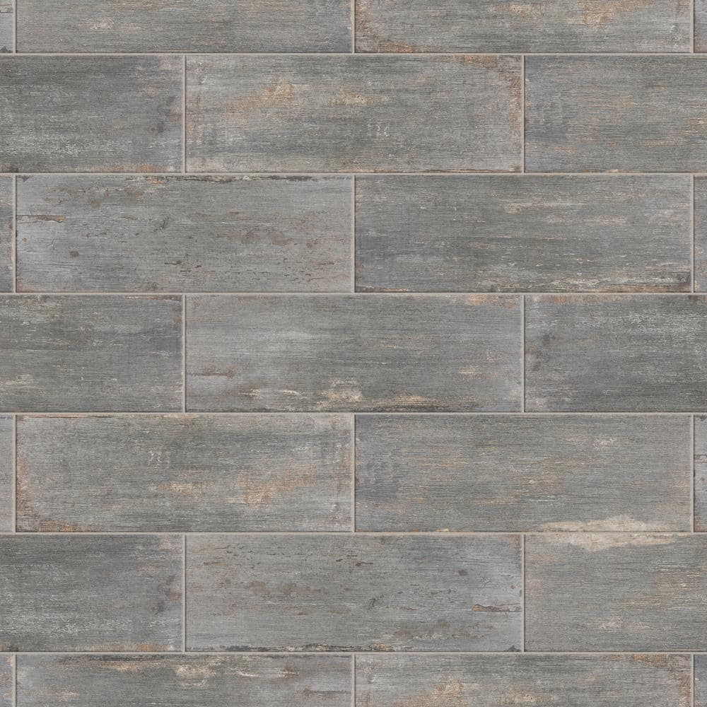 Retro Cendra 8-1/4 in. x 23-1/2 in. Porcelain Floor and Wall Tile (11.12 sq. ft./Case) - Hercitys