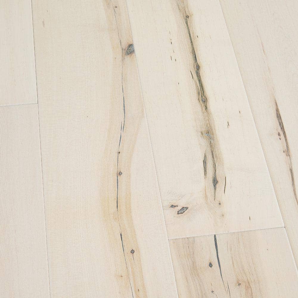 Manhattan Maple 3/8 in. T x 6.5 in. W Click Lock Wire Brushed Engineered Hardwood Flooring (945.6 sq. ft./pallet) - Hercitys