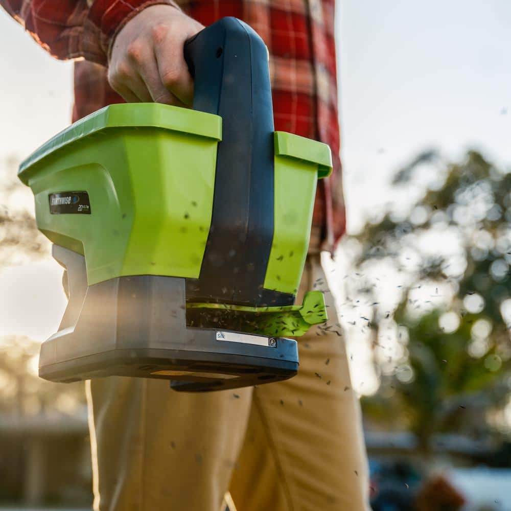 SP001 20-Volt Cordless Electric Handheld Garden Spreader for Fertilizer, Seed, and Salt (Tool Only) - Hercitys