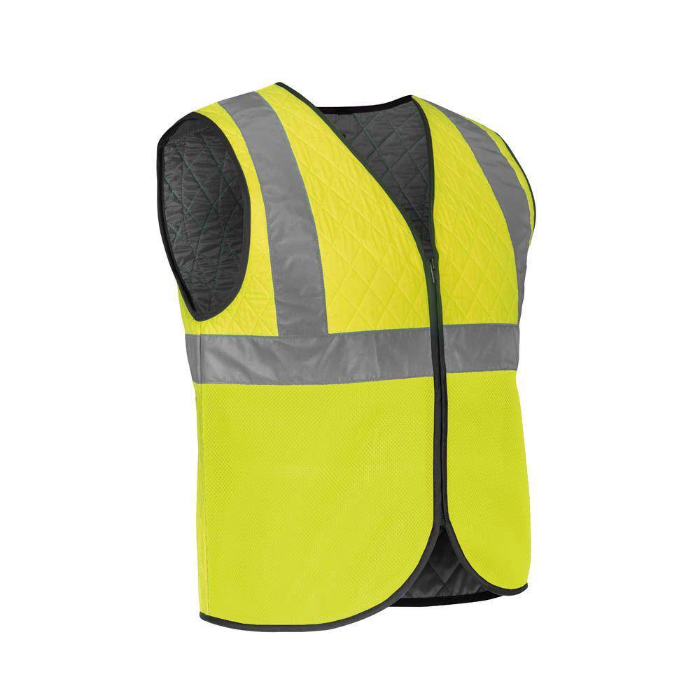 Mens XL High Visibility Pro Hydrologic Evaporative Cooling Vest - Hercitys