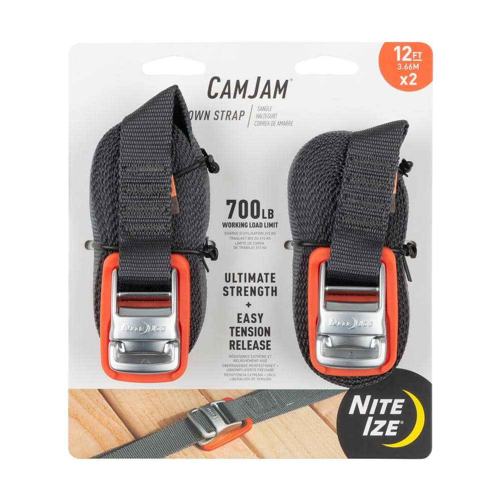 CamJam 12 ft. Tie Down Strap (2-Pack) - Hercitys