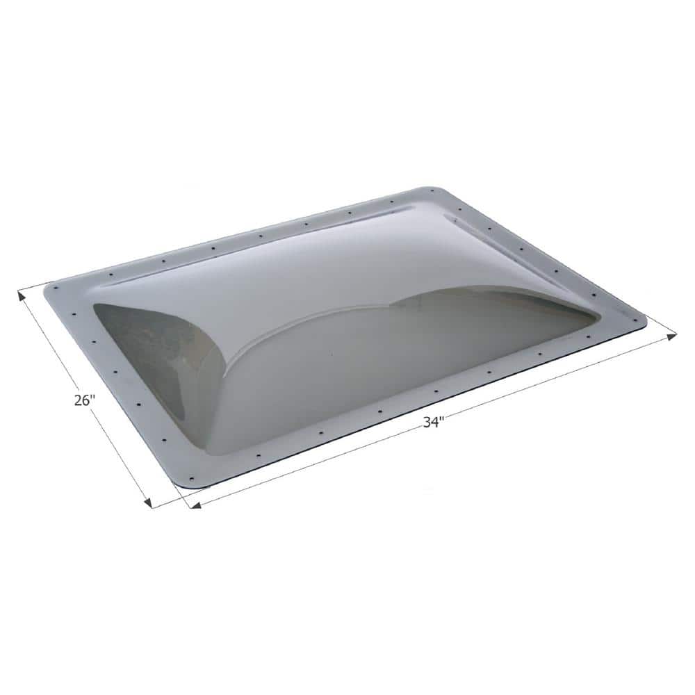 Standard RV Skylight, Outer Dimension: 26 in. x 34 in. - Hercitys