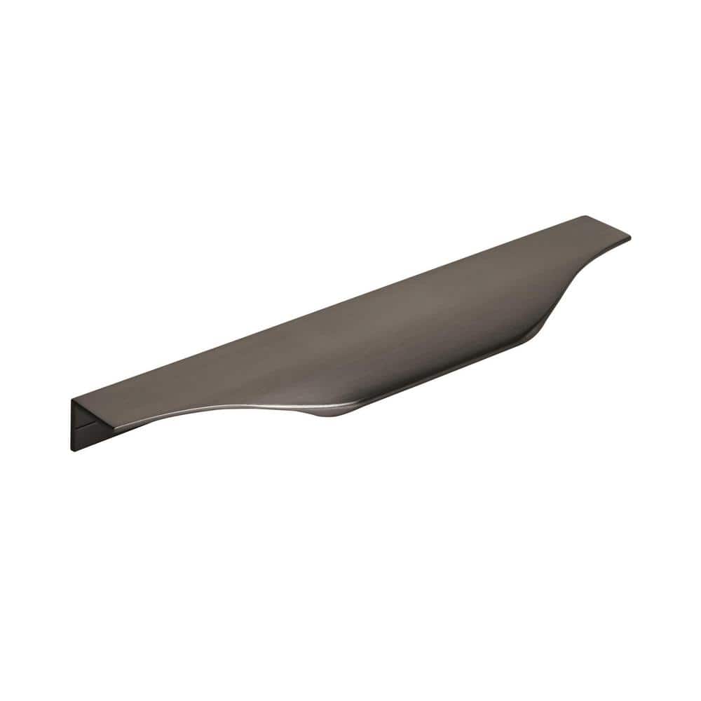 Aloft 6-9/16 in. (167mm) Modern Black Chrome Cabinet Edge Pull - Hercitys