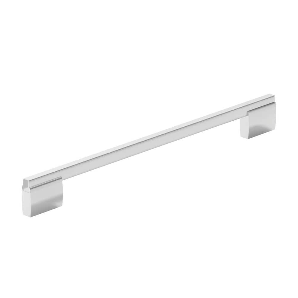 Bloomsbury Collection 12-5/8 in. (320 mm) Modern Chrome Rectangular Cabinet Bar Pull - Hercitys