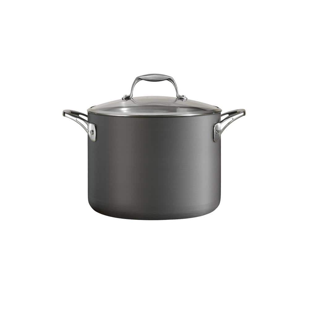 8 qt. Hard-Anodized Aluminum Nonstick Covered Stock Pot - Hercitys