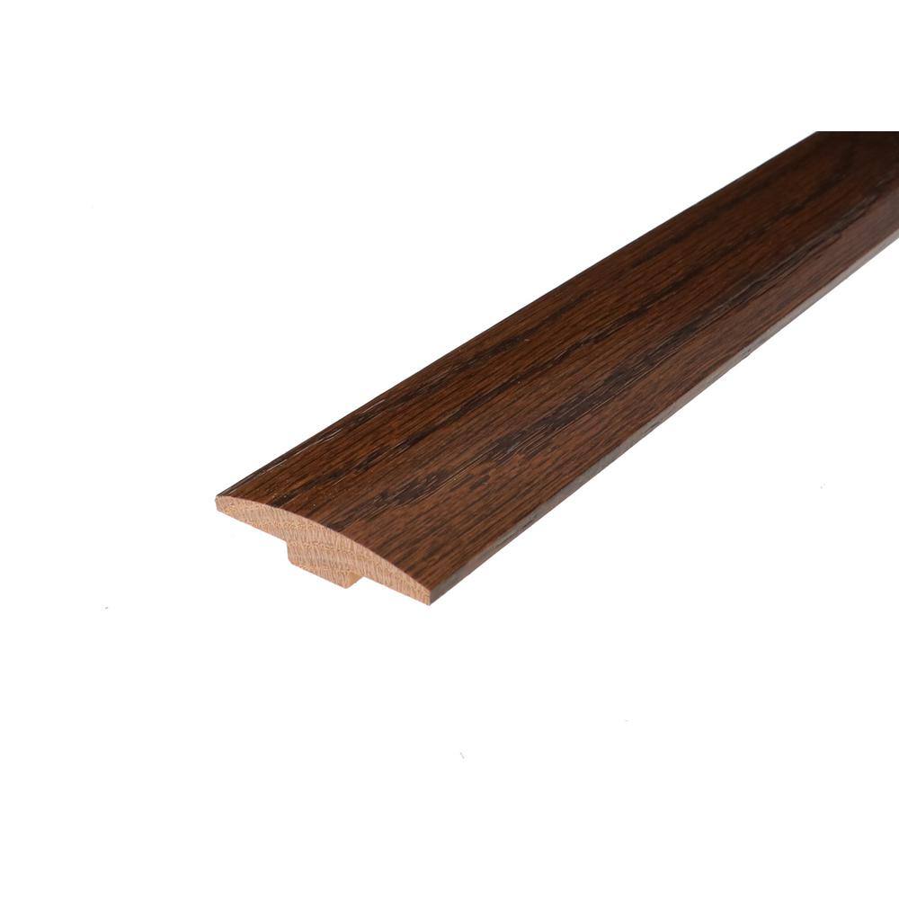Buff 0.28 in. Thick x 2 in. Wide x 78 in. Length Wood T-Molding - Hercitys