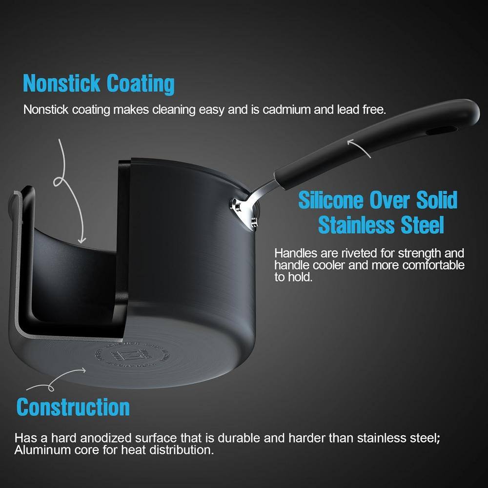 8-inch Professional Hard Anodized Frying Pan - Hercitys